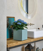 Carica immagine nel visualizzatore Galleria, KUBE - VASO DOPPIA PARETE IN RESINA
