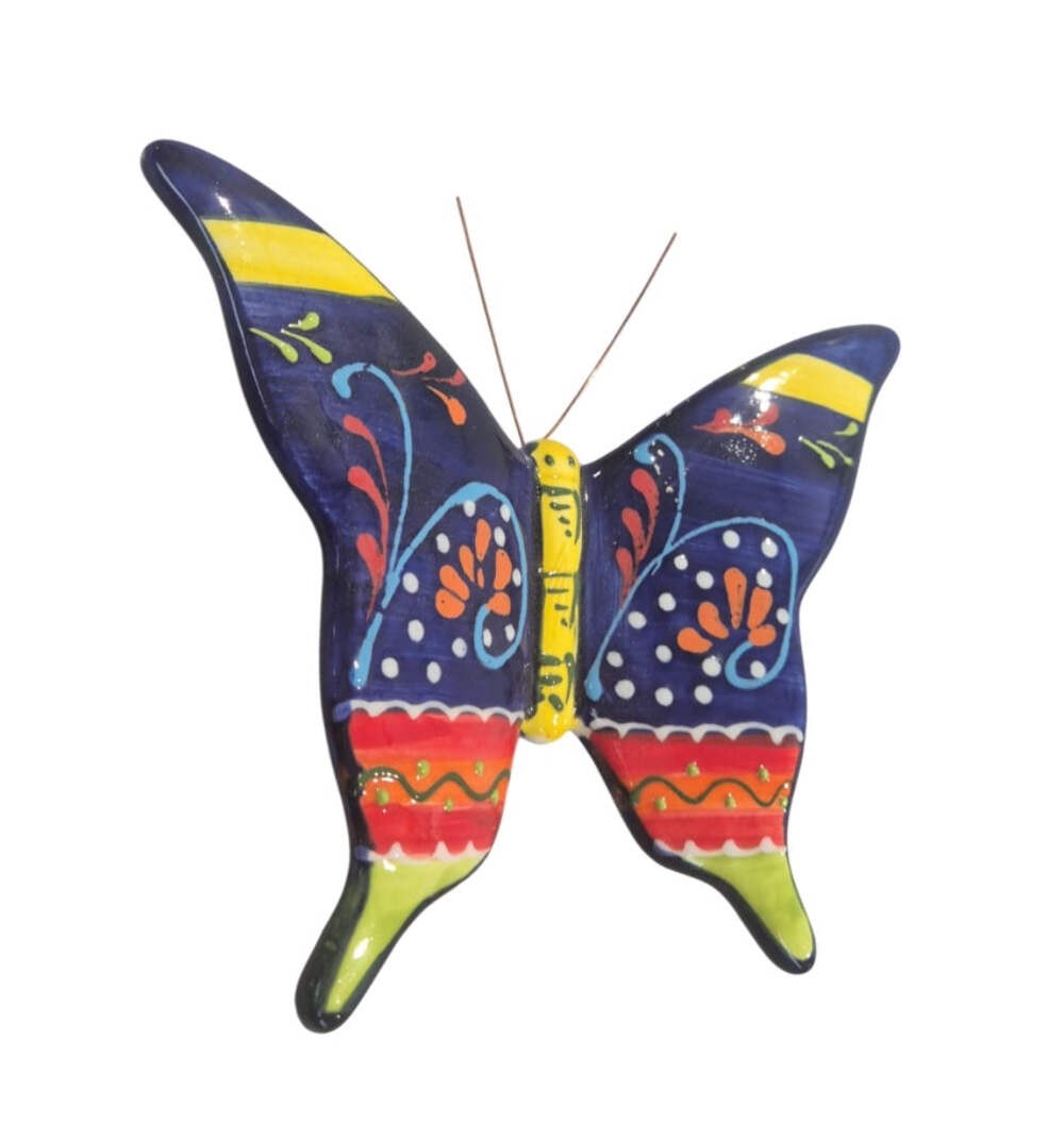 FARFALLA 1 in ceramica 18x15 cm