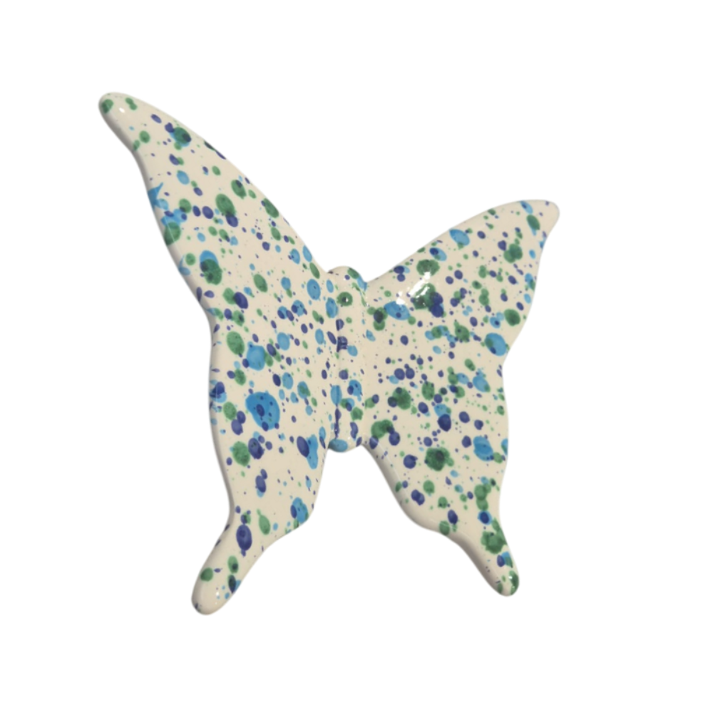 FARFALLA 3 in ceramica 18x15 cm